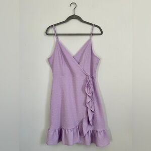 Altar’d State Purple Ruffle Dress